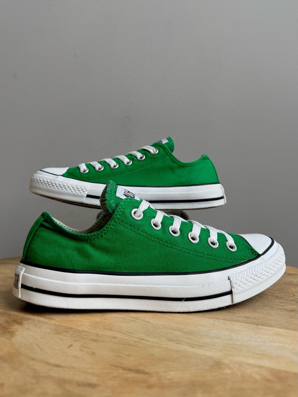 Converse Chuck Taylor All Star Low Retro Kelly Green Shoes Size 8 - Picture 2 of 10